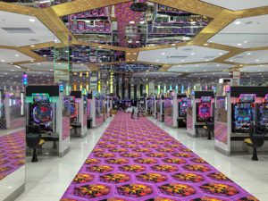 遊技場の島の施工例1